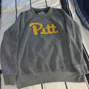 Pitt panthers steel city grey hoodie pullover